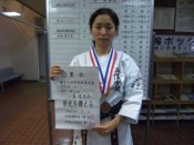 小島理恵子 組み手 女子の部　第3位